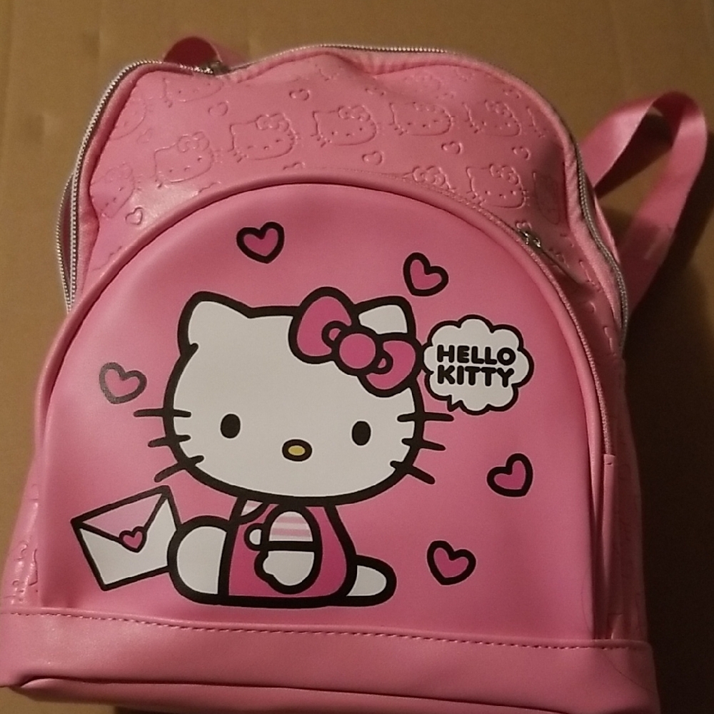 Hello Kitty Pink Heart Kids Backpack